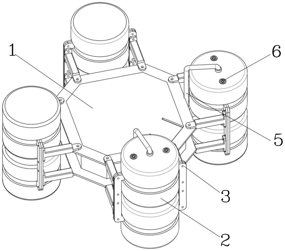 Floating body structure for ocean engineering