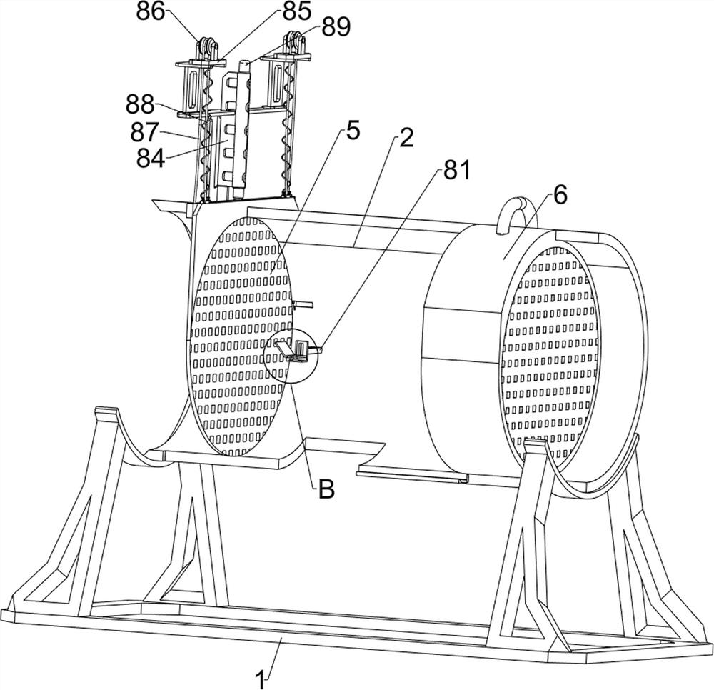 Dust separation ventilation equipment for roadway