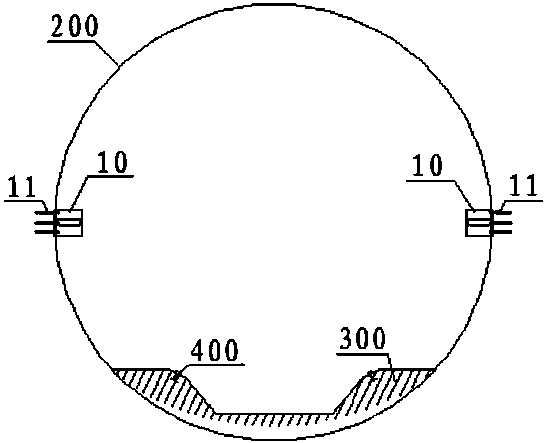 Construction method of crossing mining method tunnel by shield empty pushing