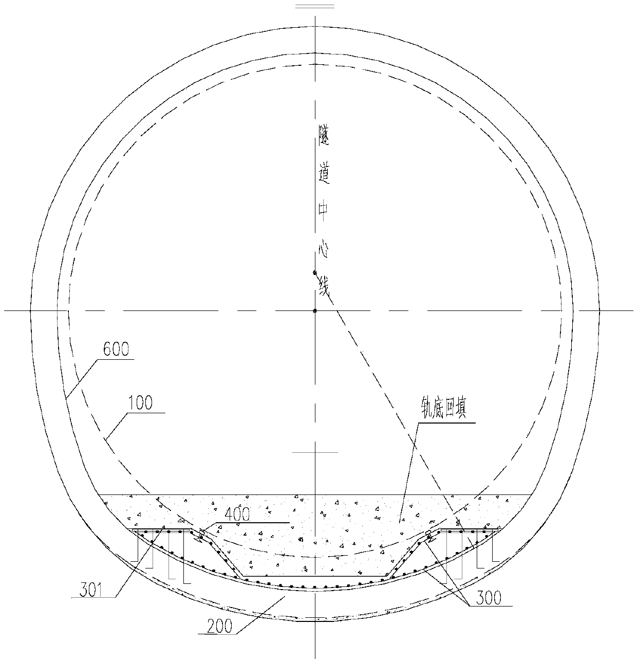 Construction method of crossing mining method tunnel by shield empty pushing