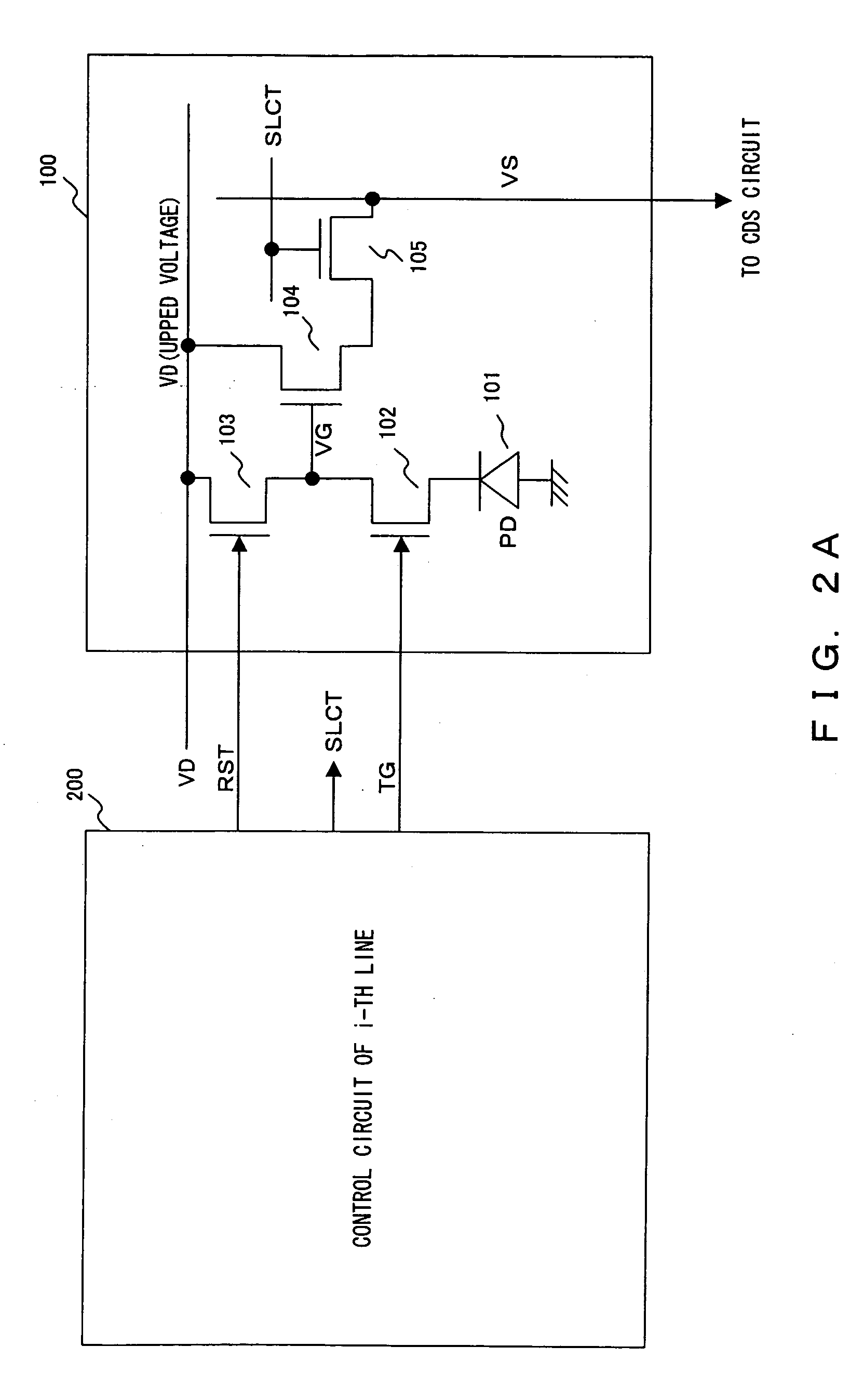 CMOS image sensor which reduced noise caused by charge pump operation