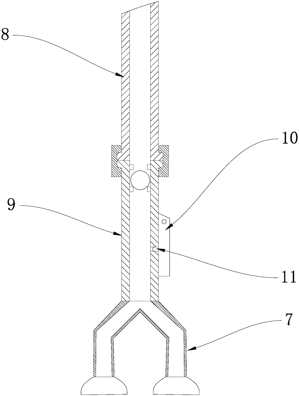 Machining process of vacuum pipe outer pipe