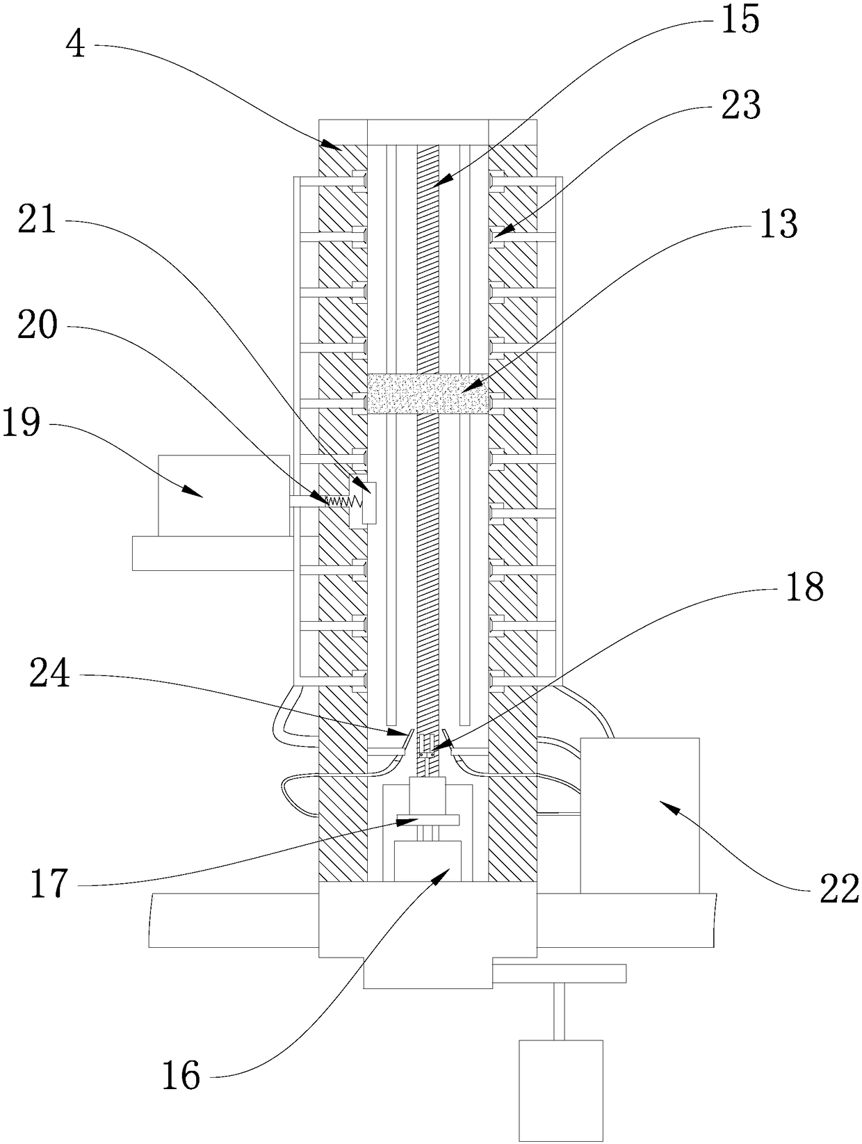 Machining process of vacuum pipe outer pipe