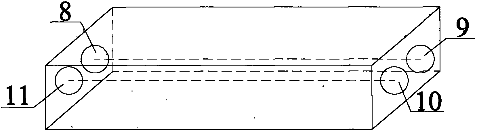 Structure and method for preventing large deformation slippage of lateral wall of high stress tunnel