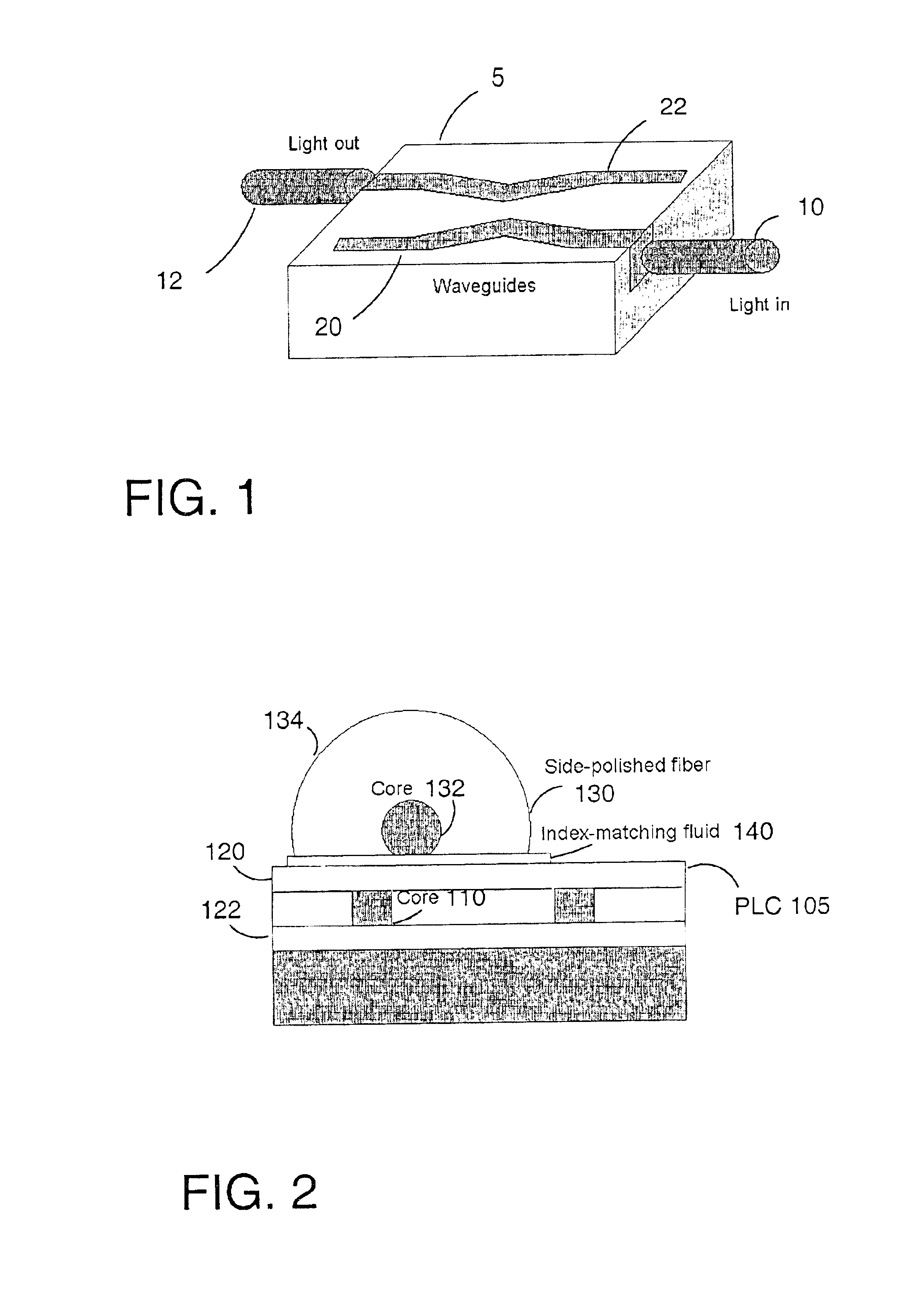 Method and apparatus for wafer level testing of integrated optical waveguide circuits