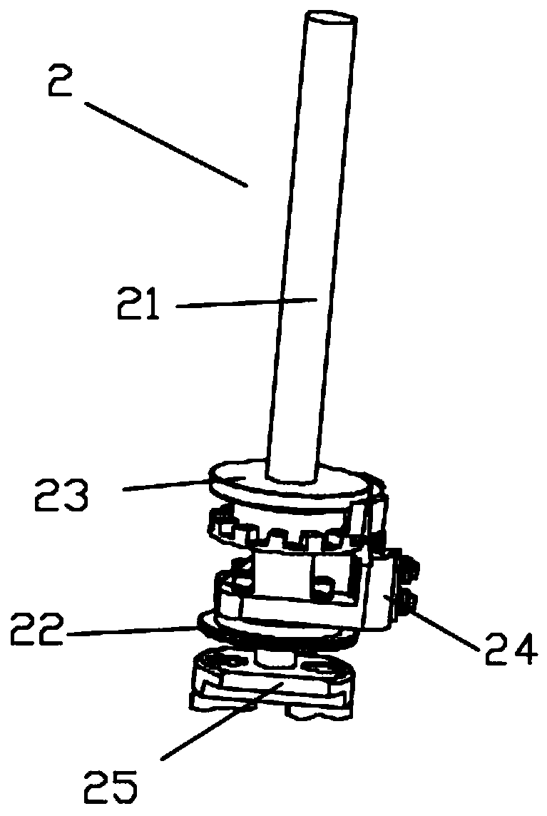 Plastic rope braiding device