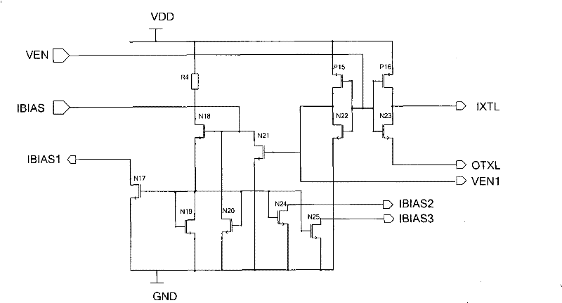 Circuit oscillator for clock signal generation and control