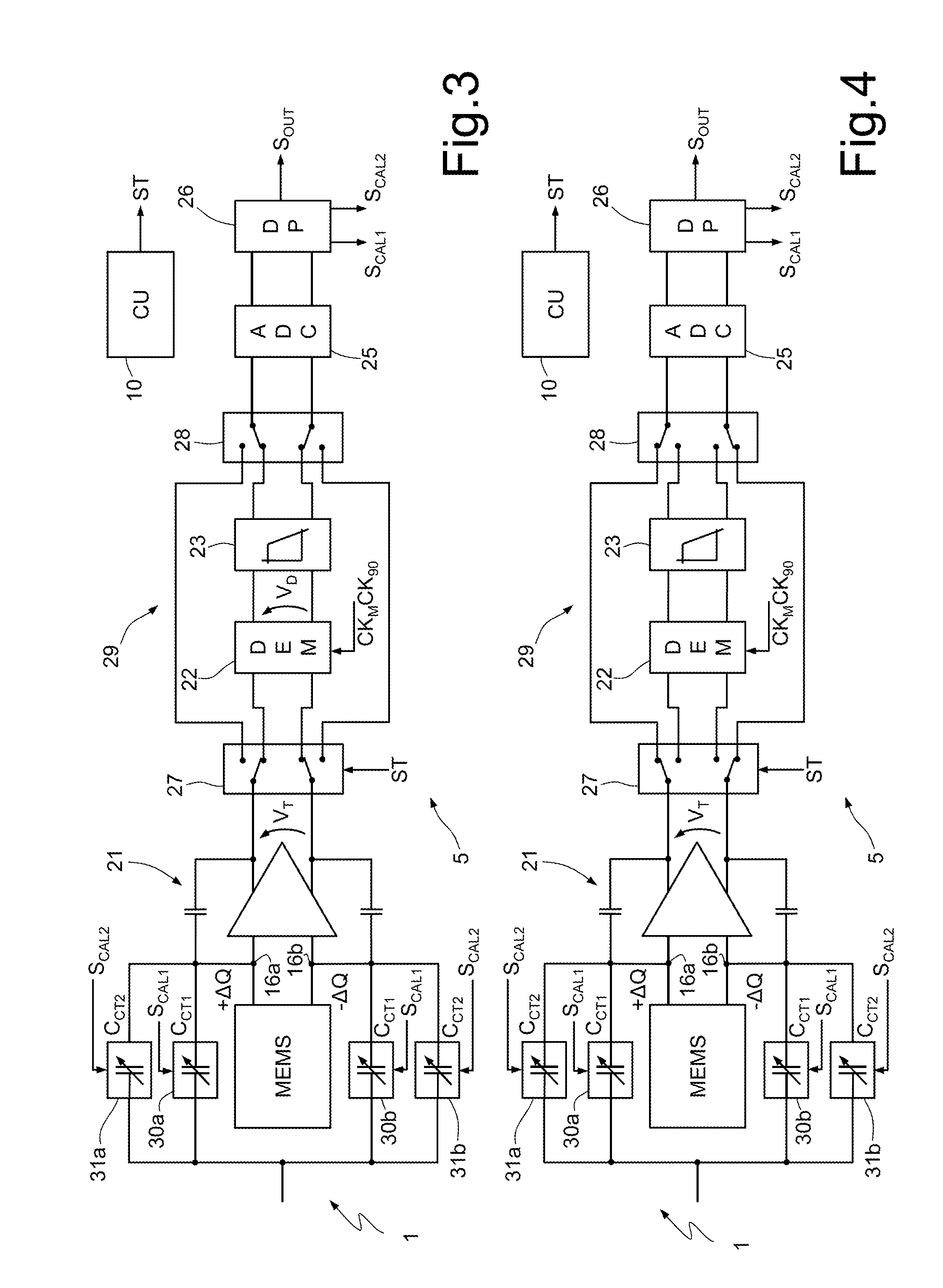 Microelectromechanical gyroscope with self-calibration function and method of calibrating a microelectromechanical gyroscope