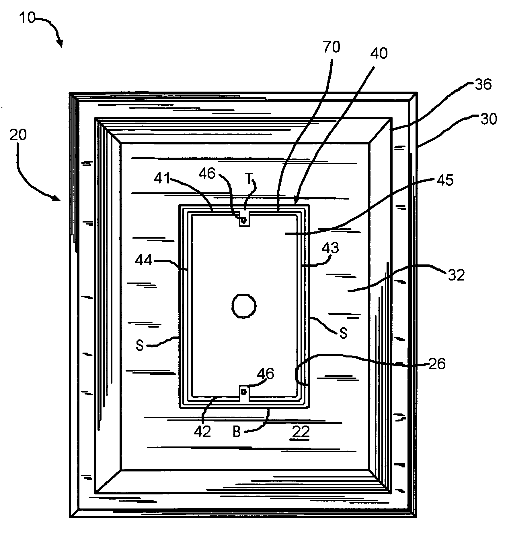 Simulated stone veneer architectural trim assembly