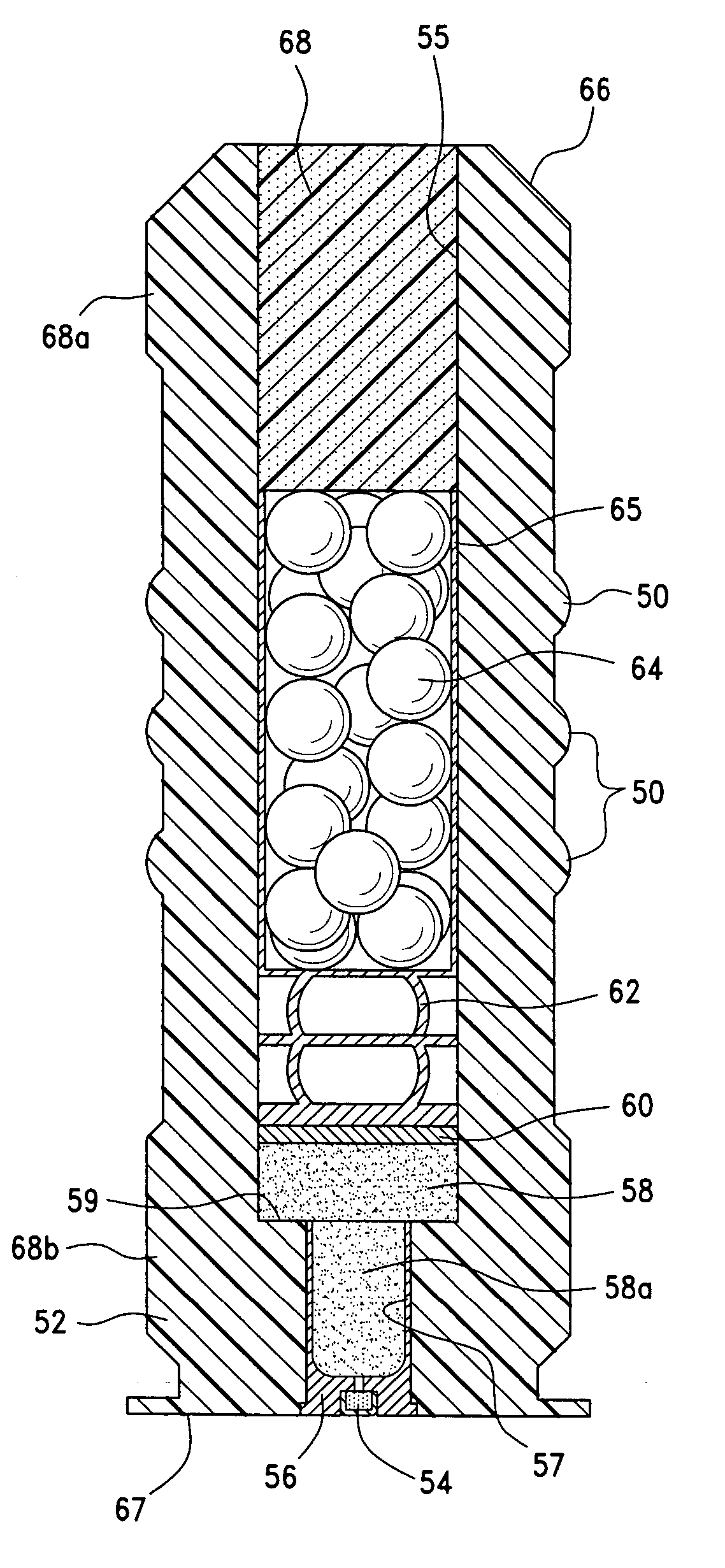 High-pressure fixed munition for low-pressure launching system