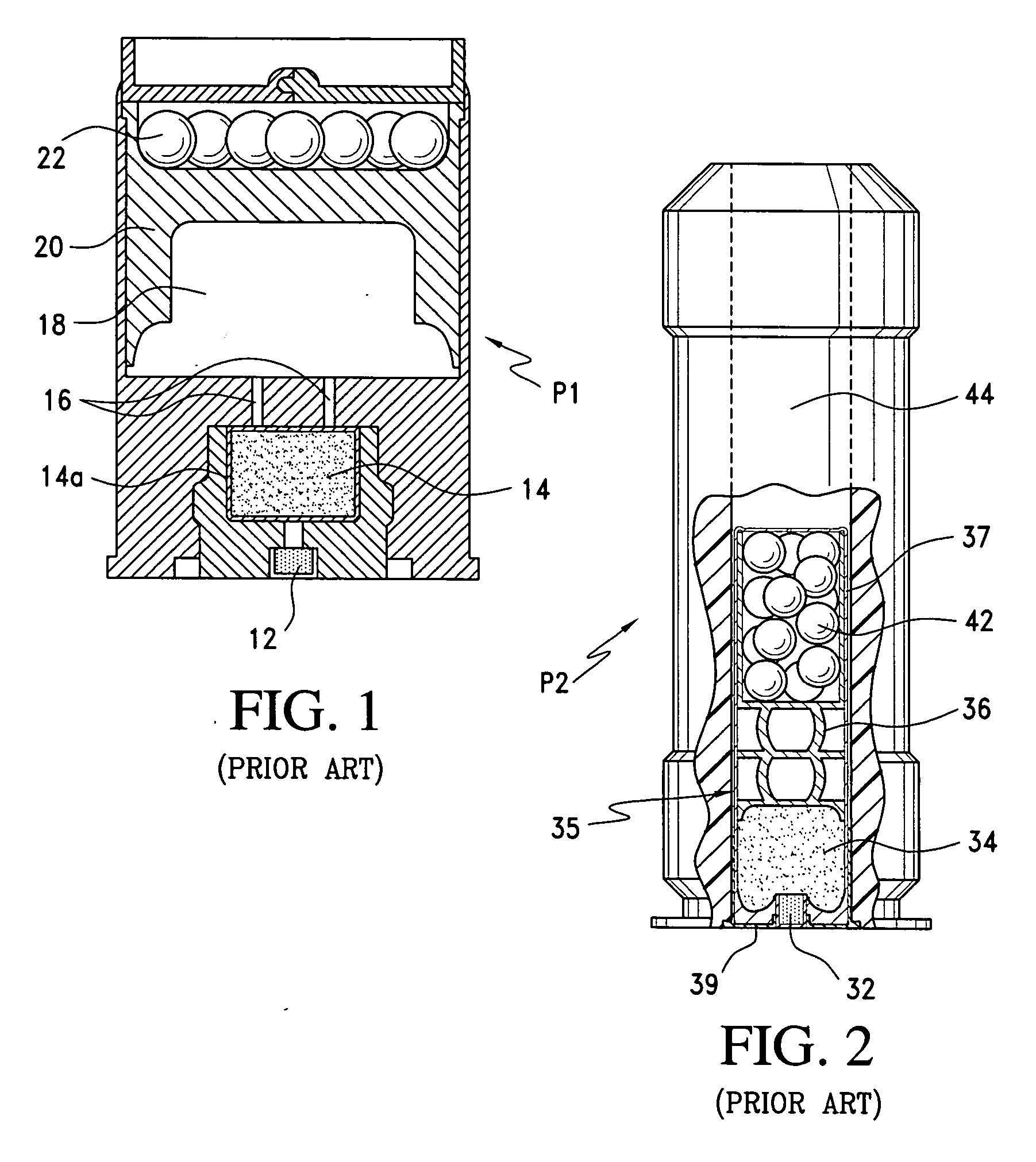 High-pressure fixed munition for low-pressure launching system