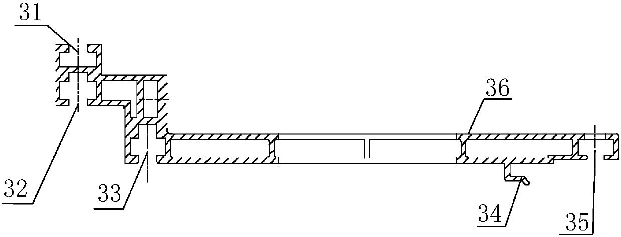 Urban rail metro vehicle ceiling trim lifting structure