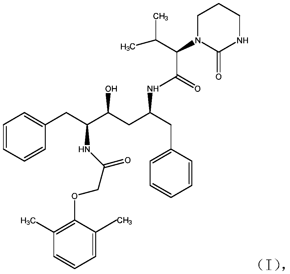 Novel method for preparing lopinavir