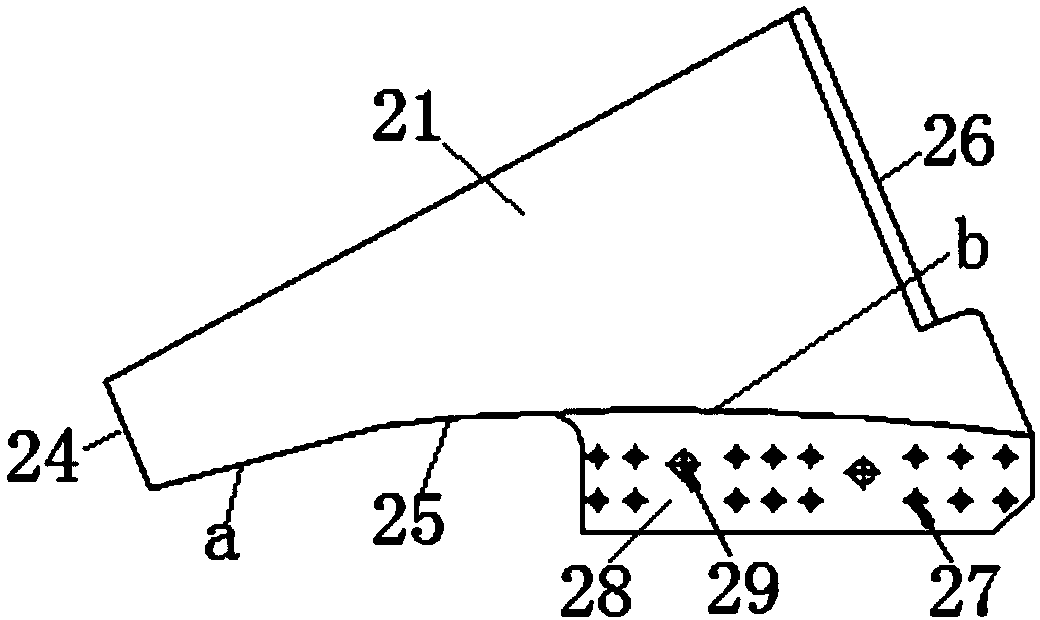 Main cable saddle of assembled back cable structure