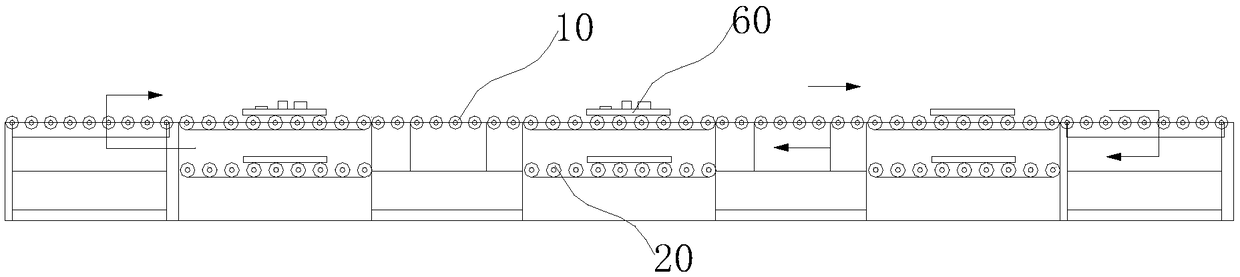 Automatic production line of power distribution cabinet and control method thereof