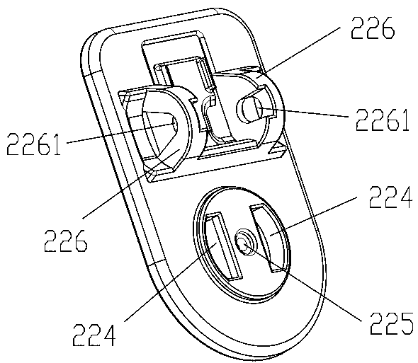 Rotary buckle for electronic product