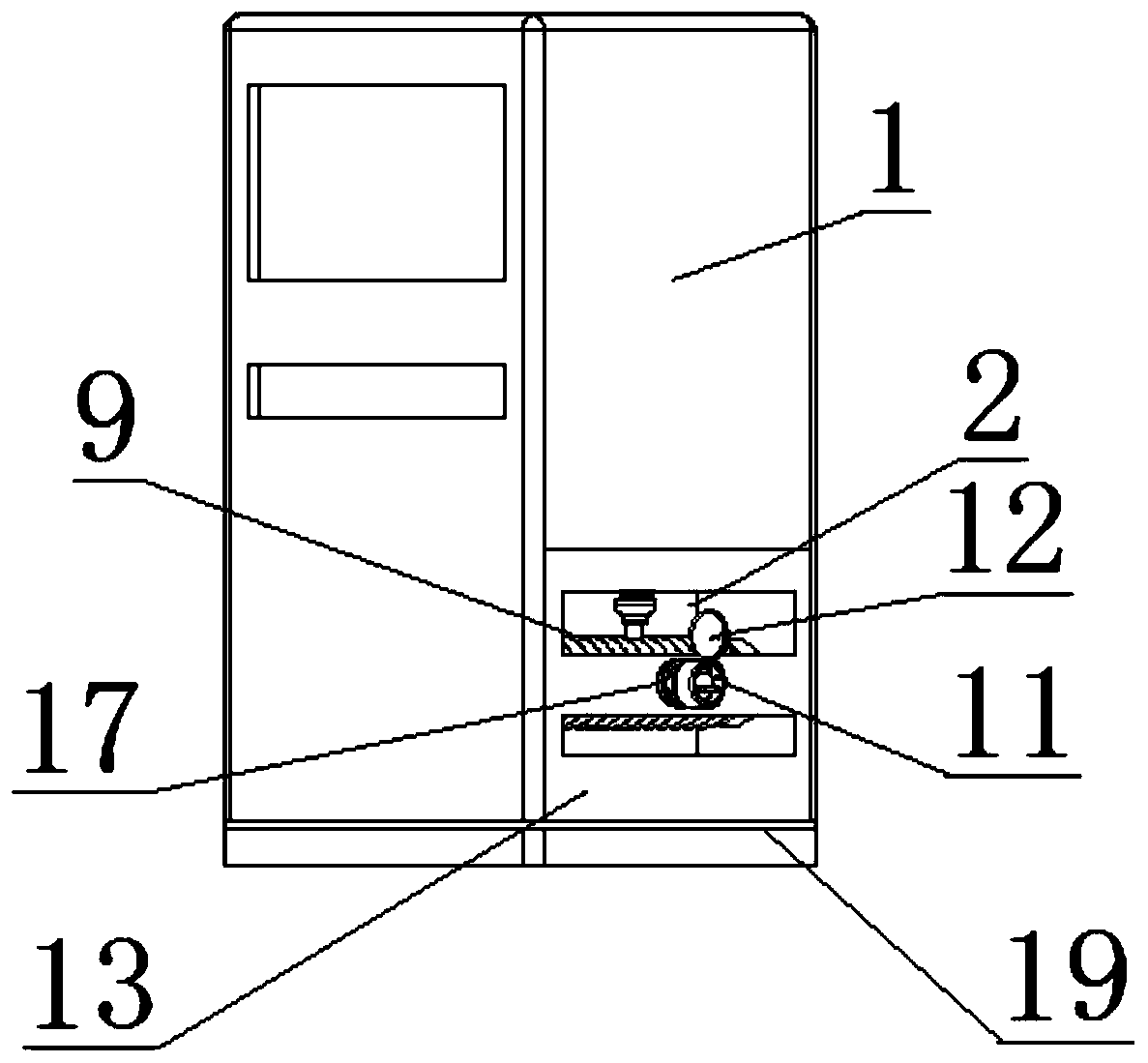 Intelligent charging pile capable of prolonging extension length of charging wire and enlarging charging range