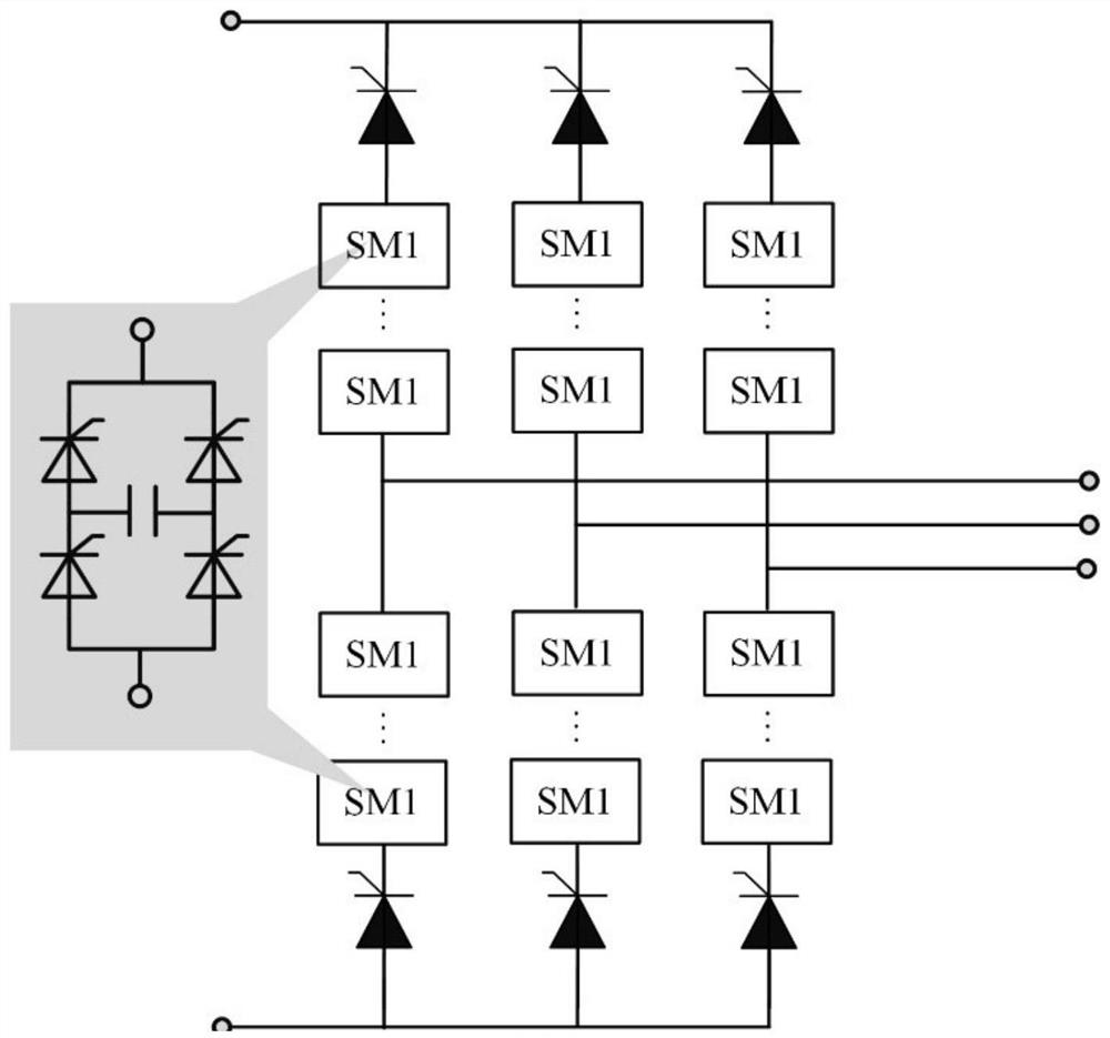 ccc-phc hybrid cascade DC converter, rectifier station, inverter station and power transmission system