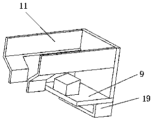 Mud removing and packaging device for harvesting dioscorea opposita Thunb