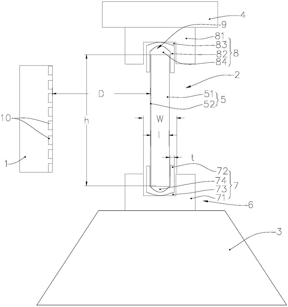 LED naked-eye 3D display device and assembly method thereof