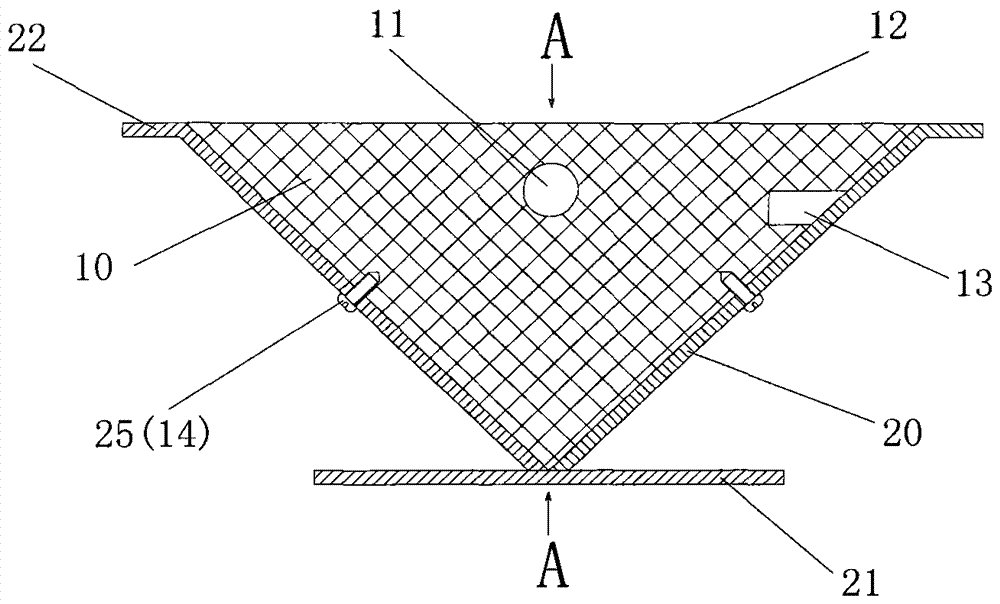 Buried antenna skeleton device applied to RFID radio frequency identification and its underground installation method