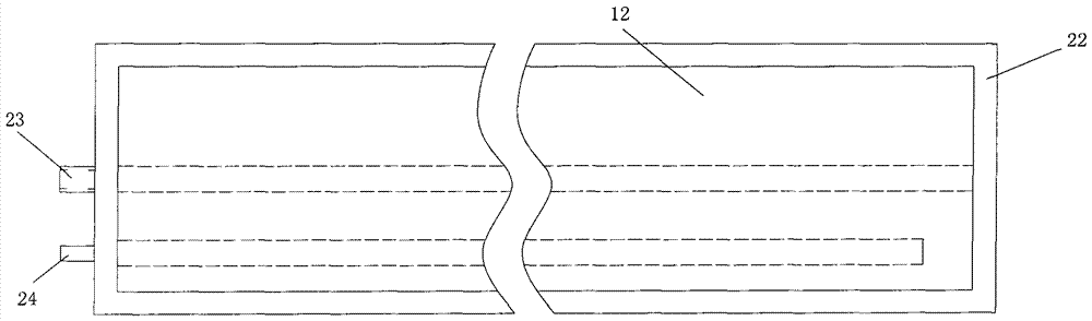 Buried antenna skeleton device applied to RFID radio frequency identification and its underground installation method