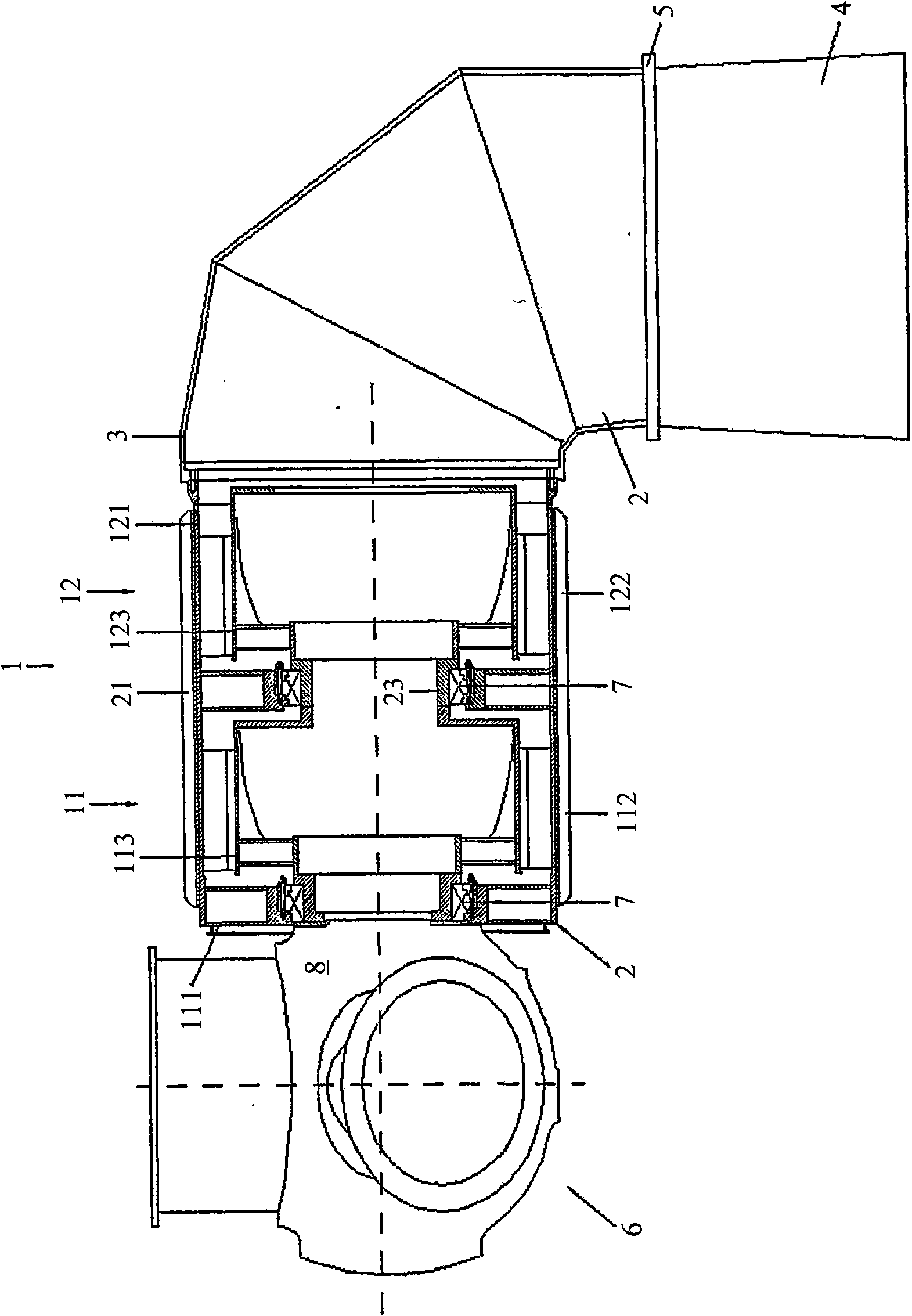 Multiple generator wind turbine