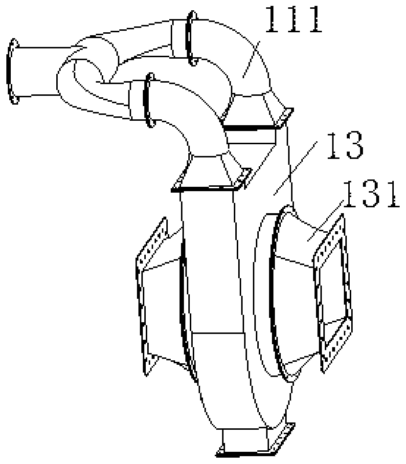 Microwave feeder structure based on wood as medium