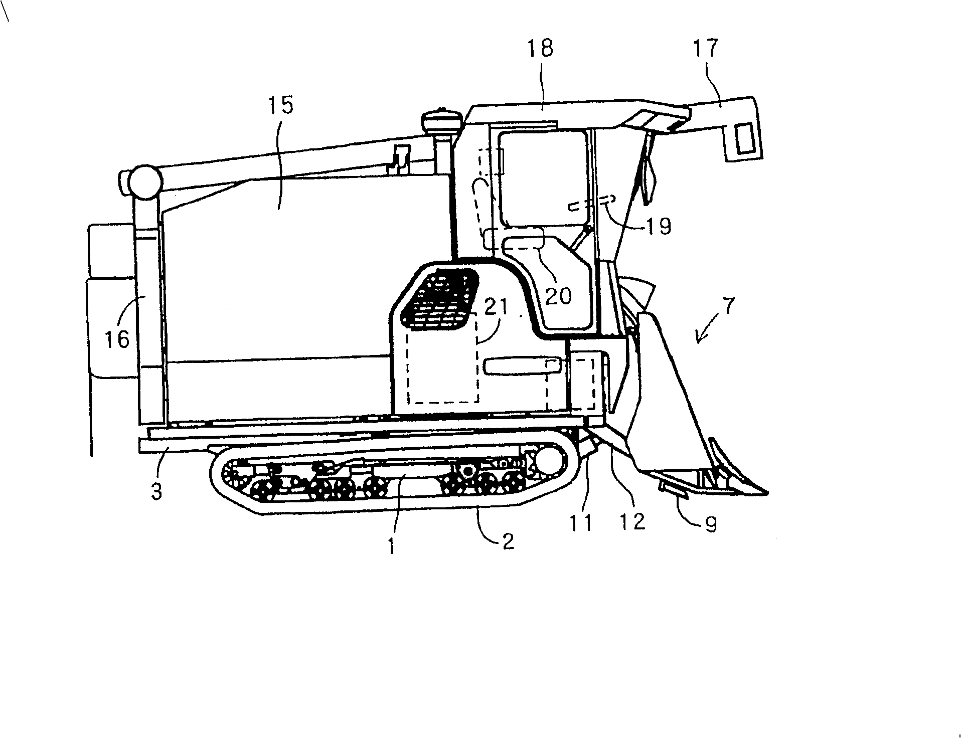 Combine cropper