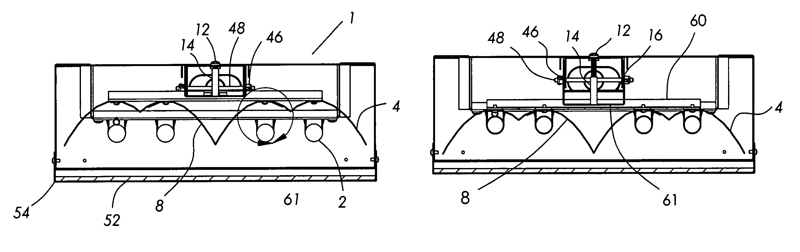 Lighting fixture with smooth adjustable beam width