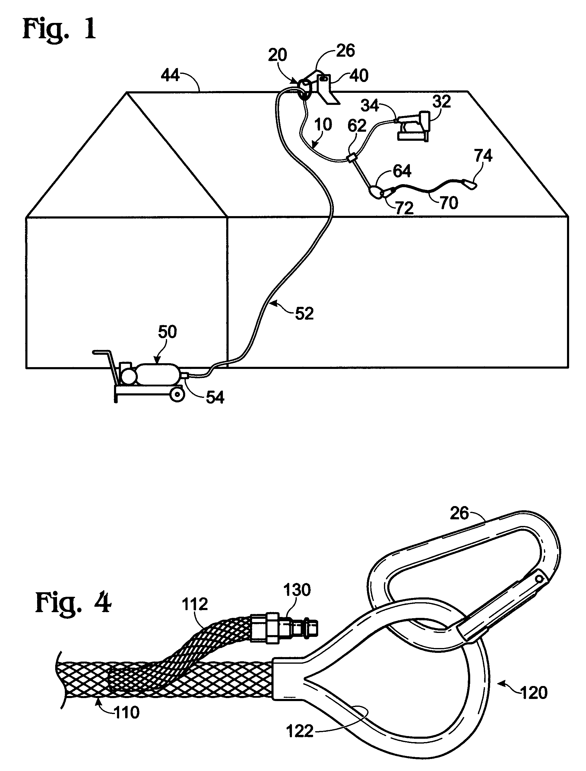 Safety line hose