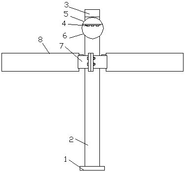 Courtyard lamp with indication function