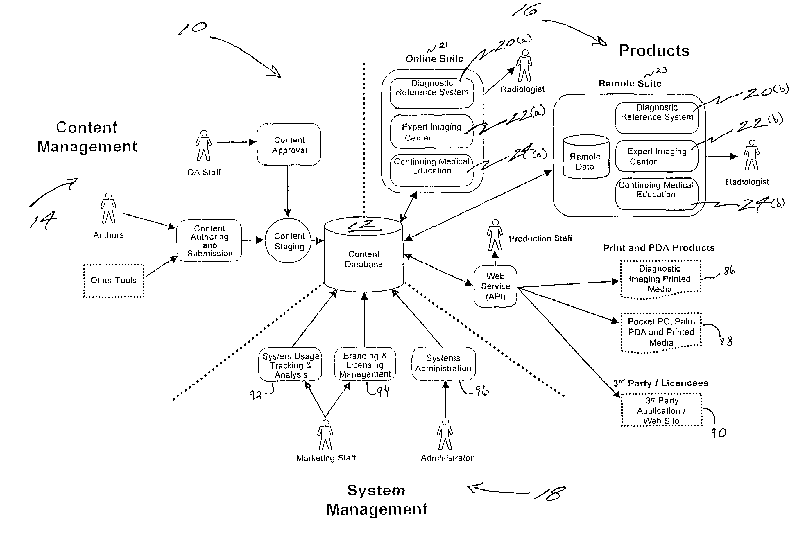 Electronic clinical reference and education system and method of use