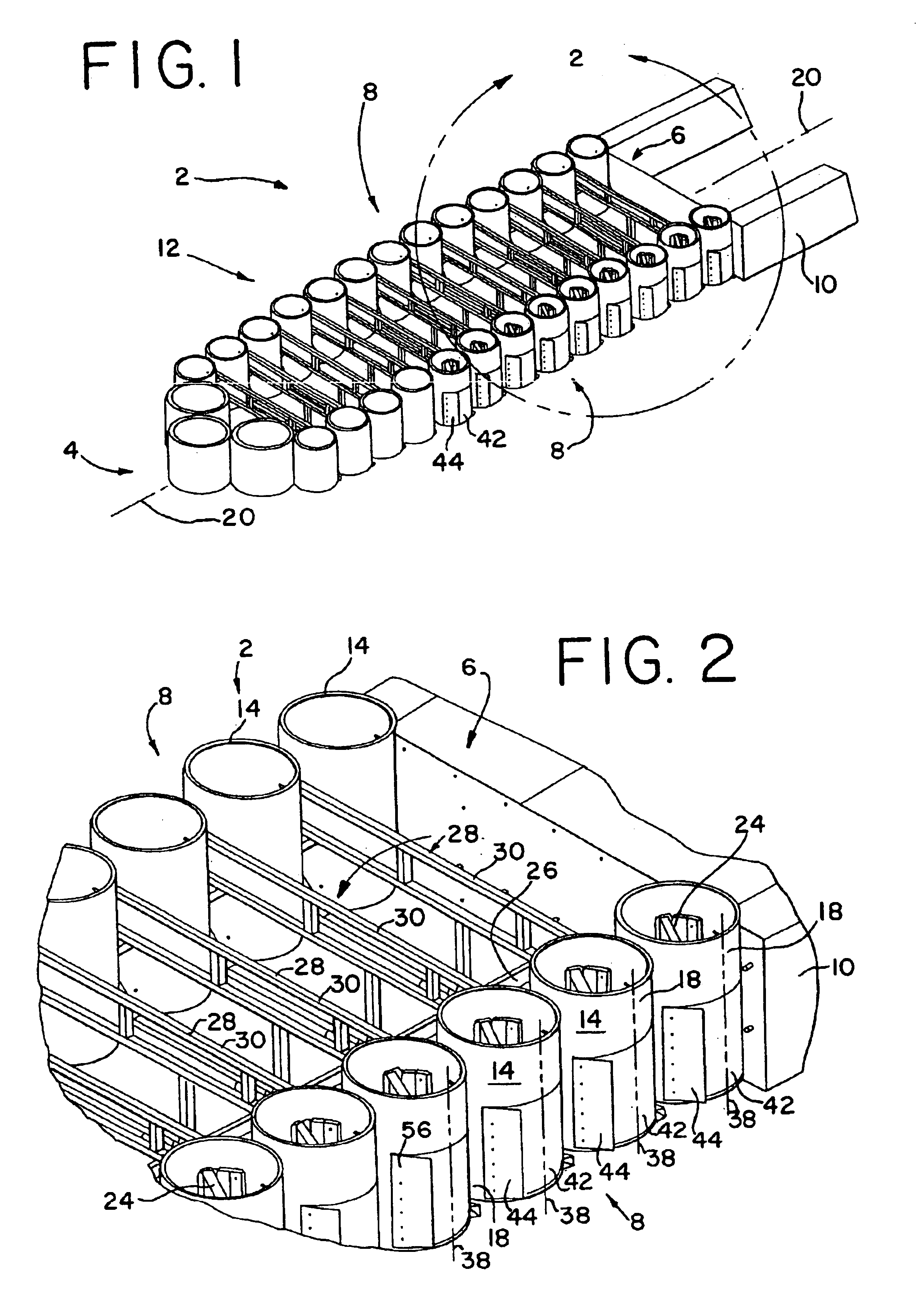 Crash cushion with deflector skin