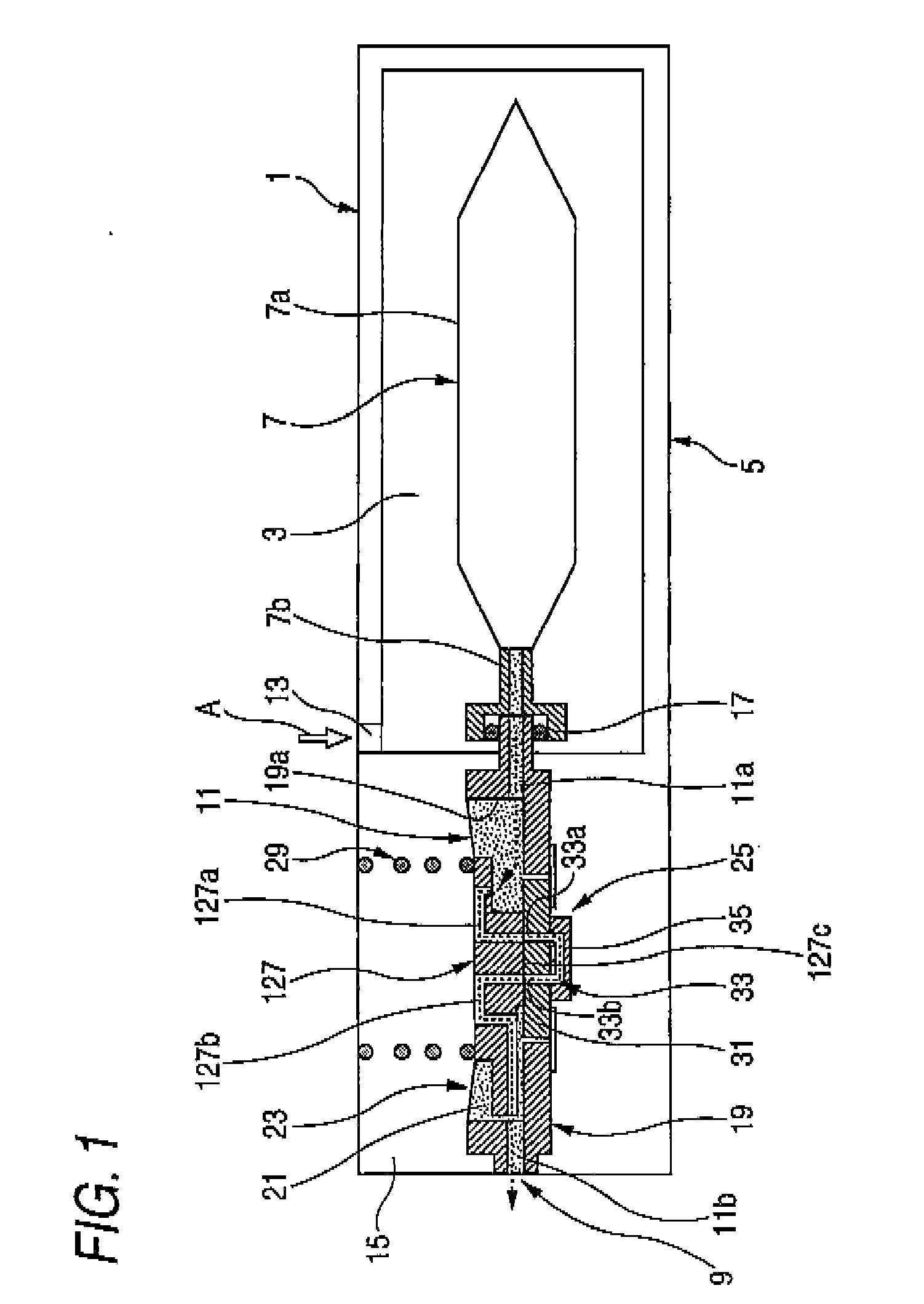 Liquid container and liquid filling method