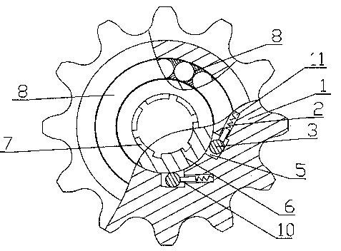 Motorbike economizer with spiral springs