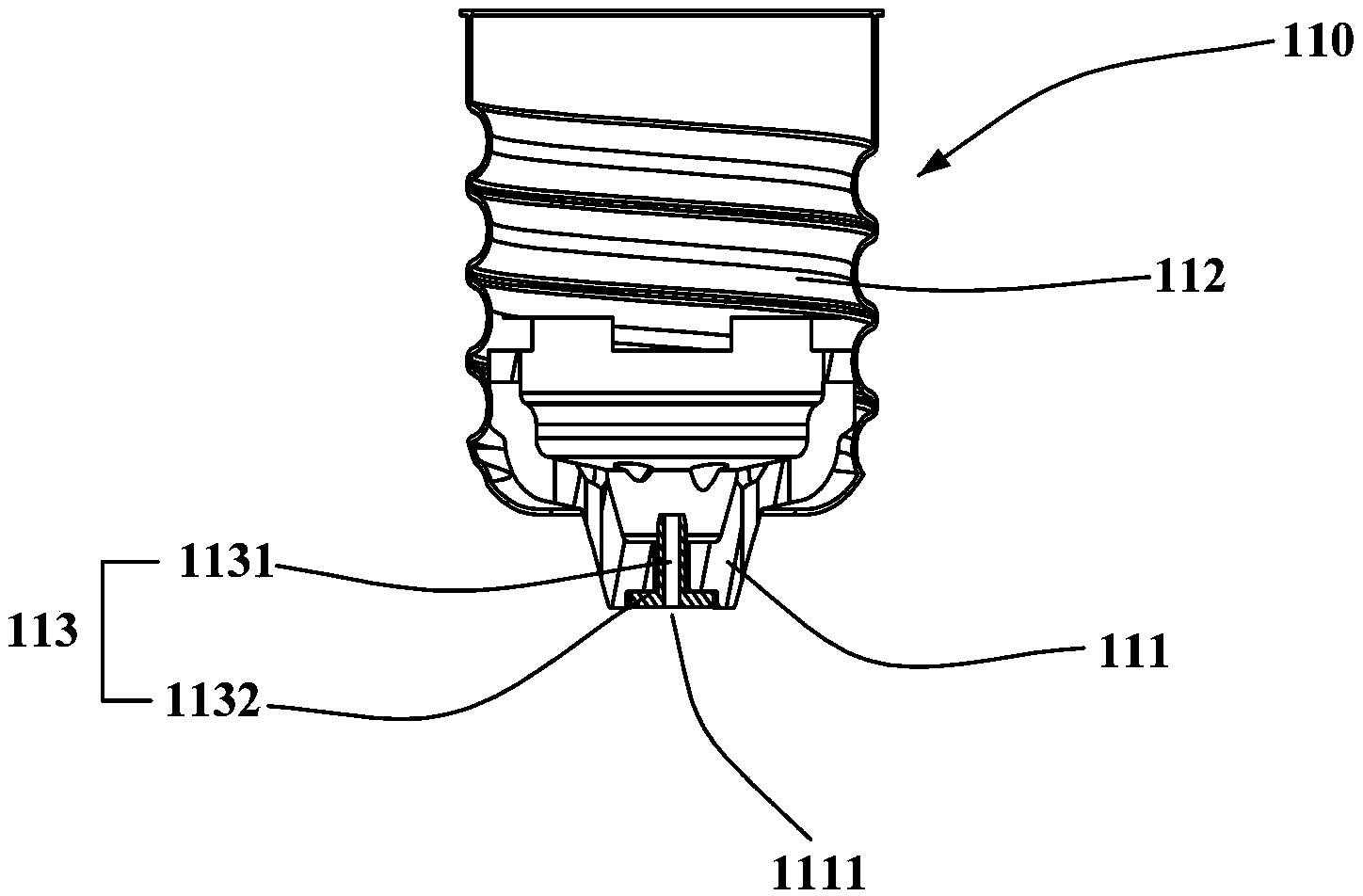 LED (Light Emitting Diode) driving power supply integrated lamp holder