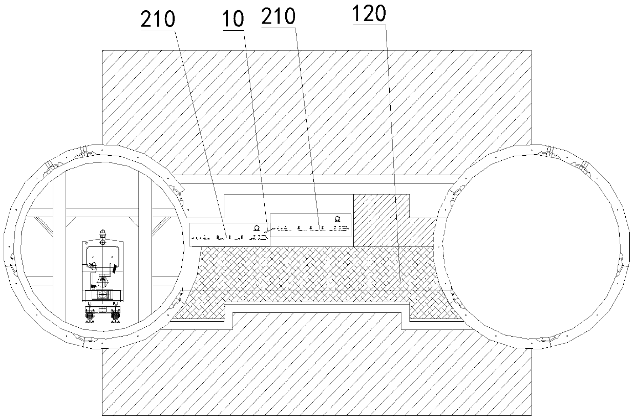 A kind of soil transfer method of tunnel communication channel