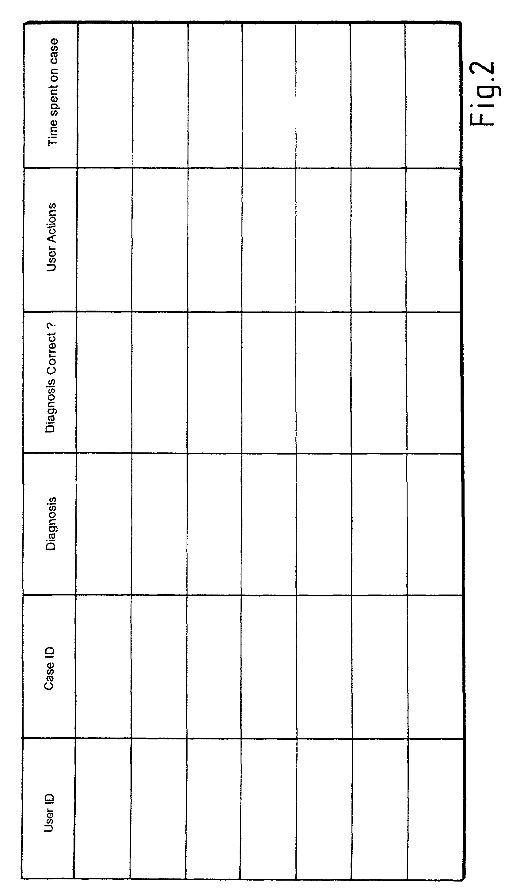 Method and system for in-service monitoring and training for a radiologic workstation