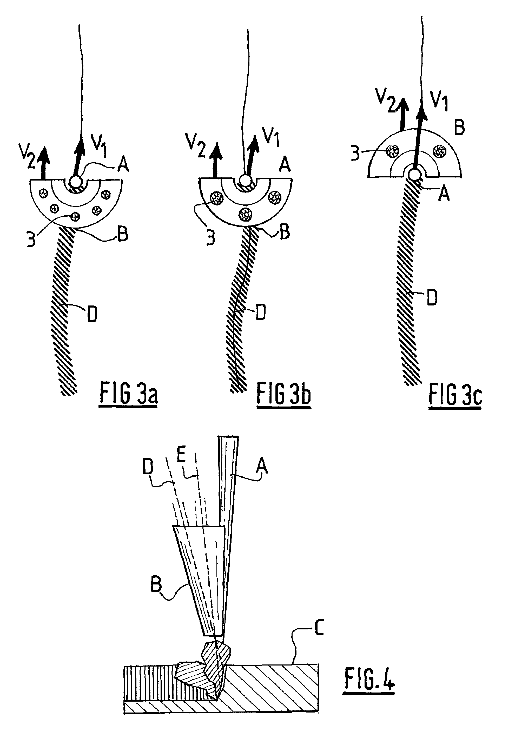 Method for laser welding using a nozzle capable of stabilizing the keyhole