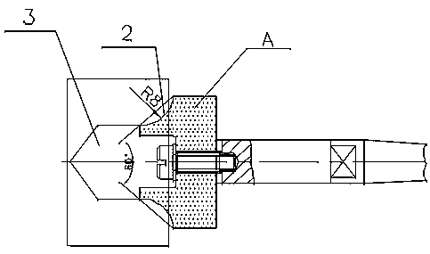 Grinding method for thin wall guide tube with tungsten carbide coating