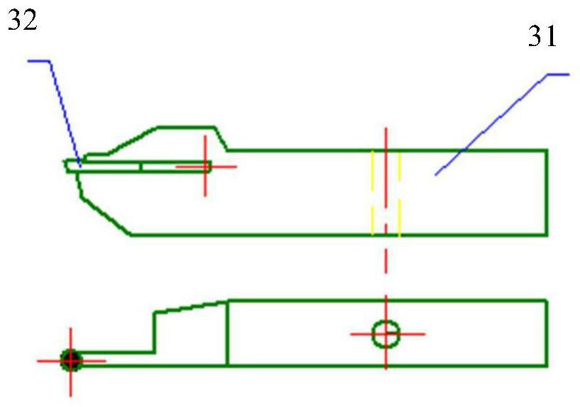 Machining method for sawtooth-shaped threads of hydraulic nut of large ship shafting