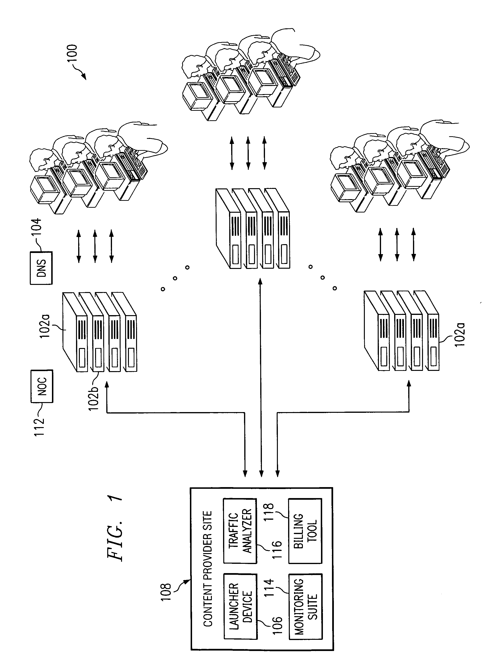 Internet content delivery service with third party cache interface support