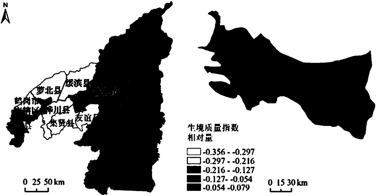 Wetland biodiversity protection effect area contrast assessment method based on reference bases