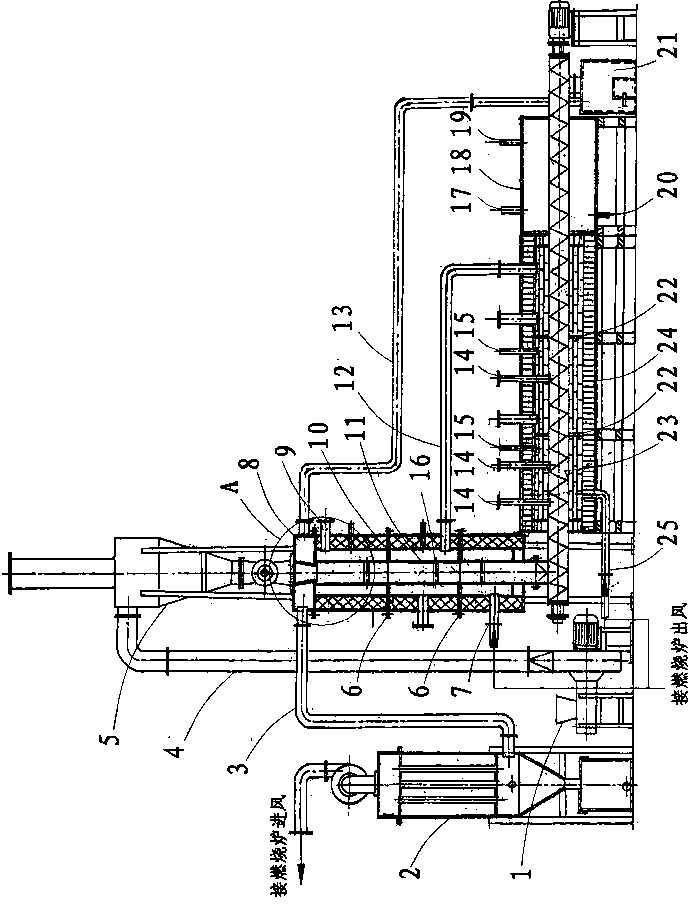 Biomass material carbonization and activation integrated device