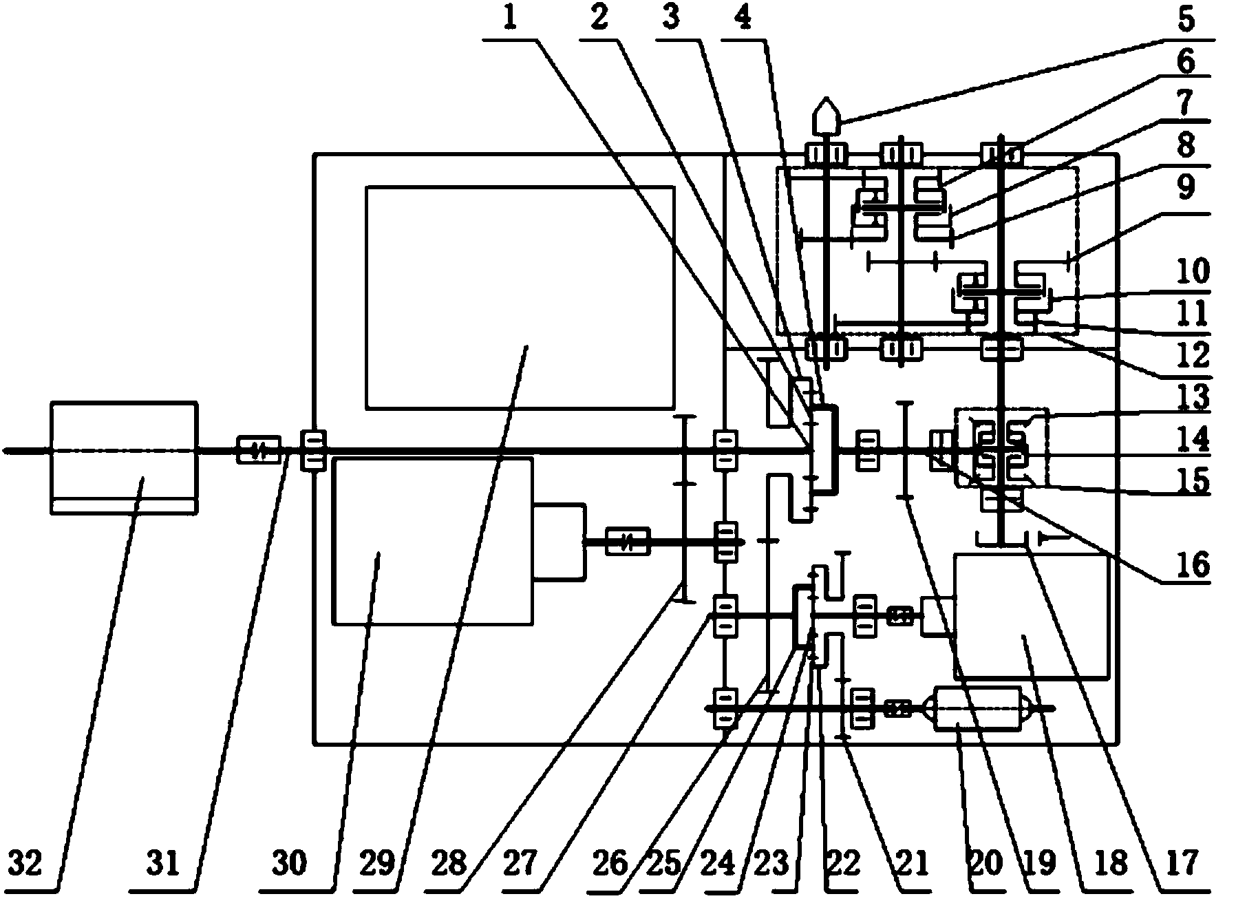 Variable-input and constant-output device adopting hydraulic and servo motor double regulation