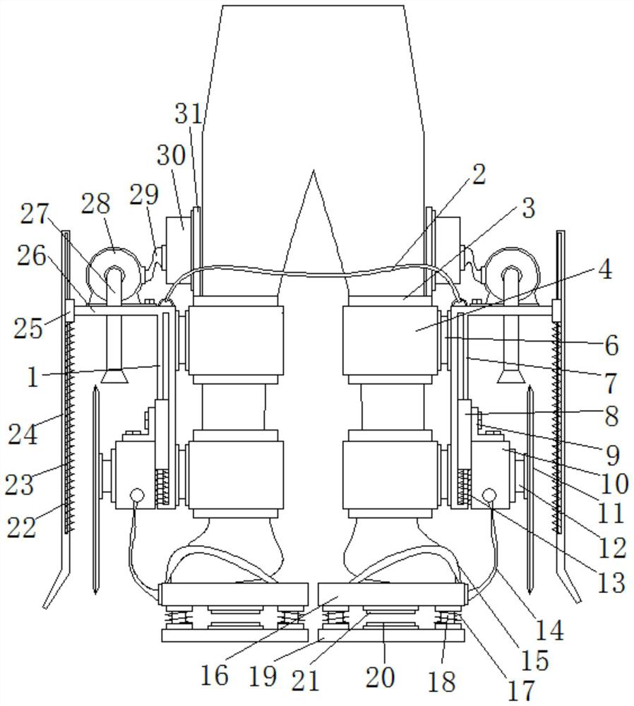 Safety protection device for constructional engineering high-altitude operator