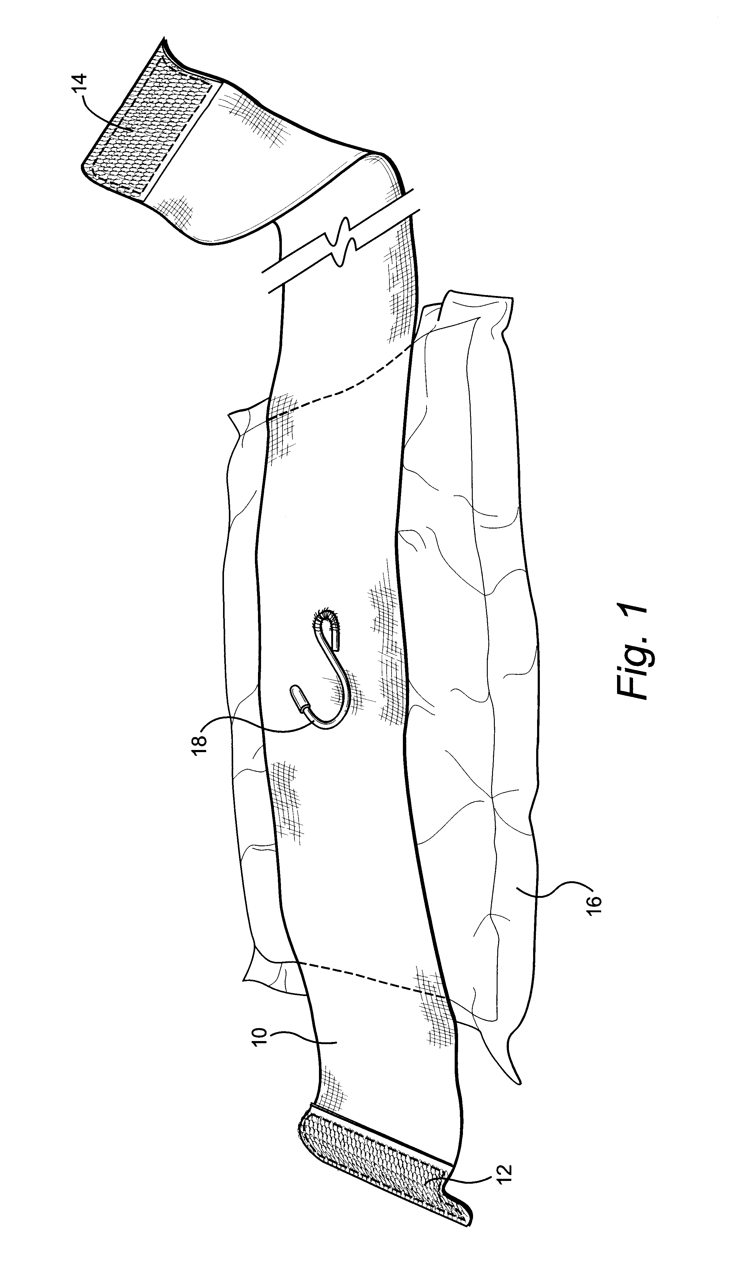 Compression bandage with tightening means