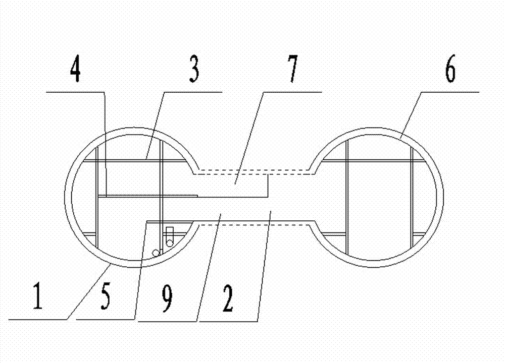 Urban subway mudstone stratum connected aisle and shield tunneling parallel construction method