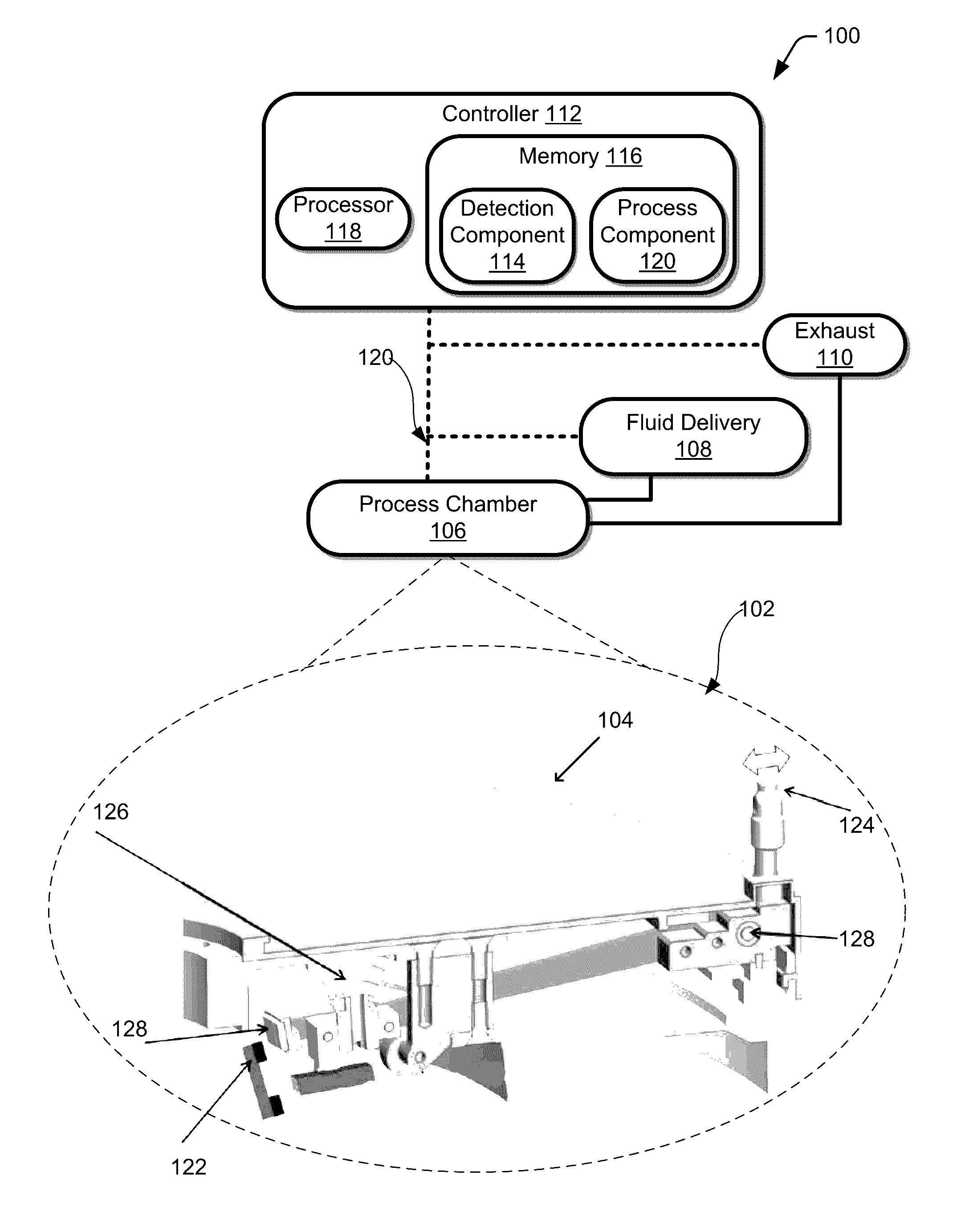 Detection of lost wafer from spinning chuck